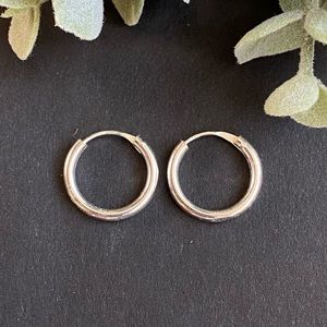 Hoop Earrings Sterling Silver Hoops